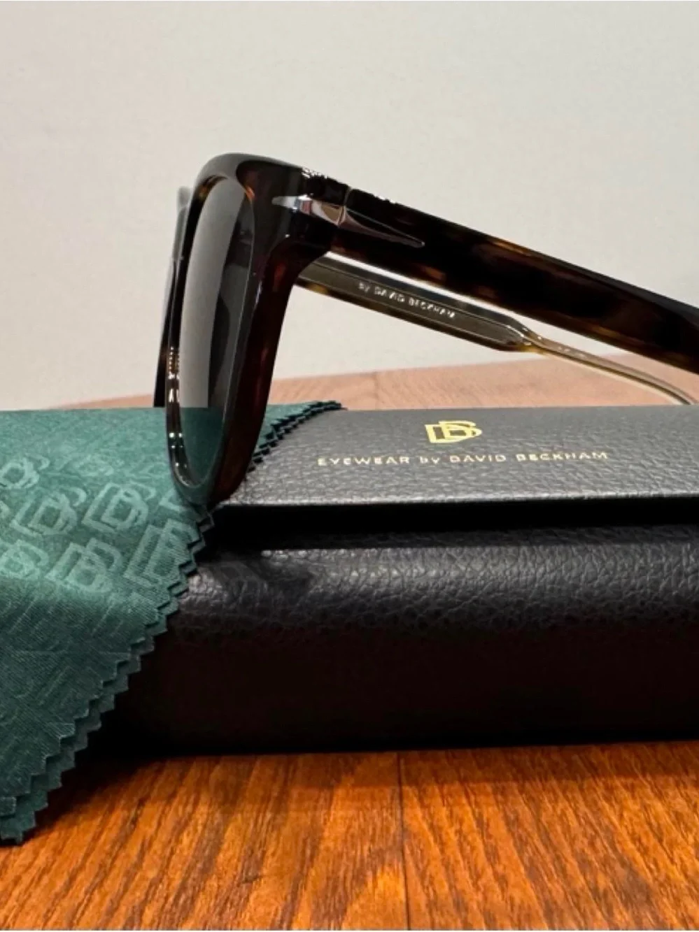 David Beckham Tortoiseshell Sunglasses - Dark Brown Lenses